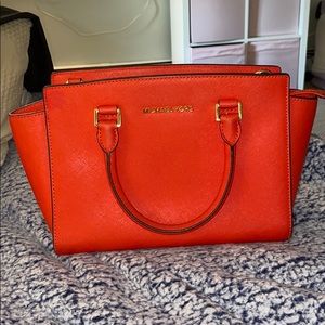 Michael Kors crossbody tote bag.